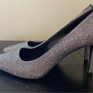 Michael Kors Silver Sparkle Heels